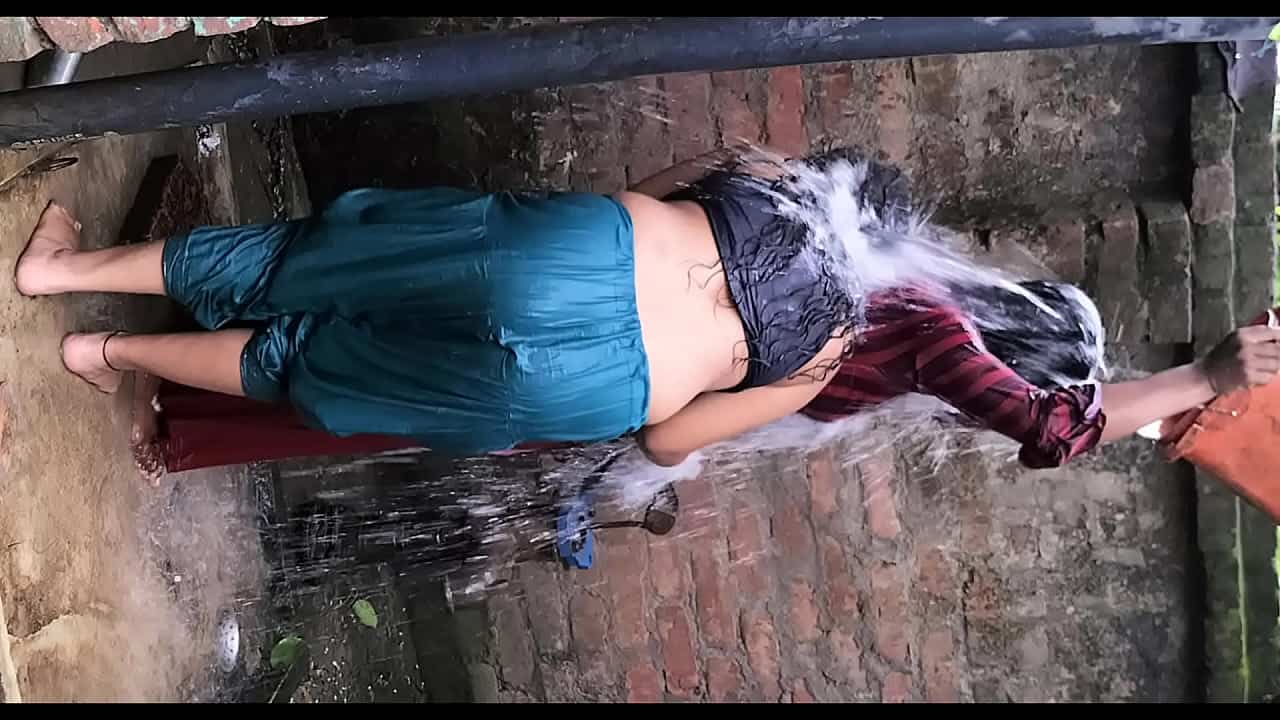 desi village teen girl open bath mms hidden camera viral sex video hq nude photo